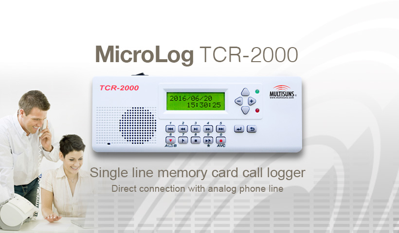 Details about   1x Multisuns MicroLog TCR-100 Phone Desk Telephone Line Recorder Box Kit Lot Set 
